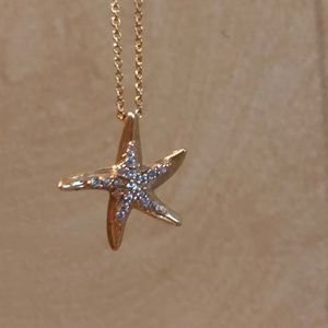 Beautiful gold (14k) starfish necklace
